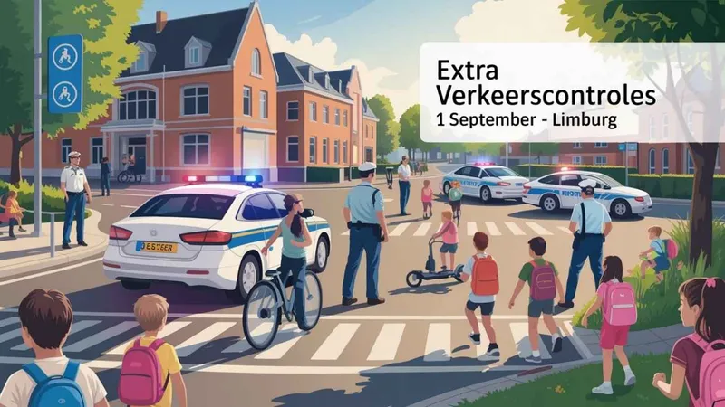 Extra controles aan schoolpoorten in Limburg: wat riskeert u?